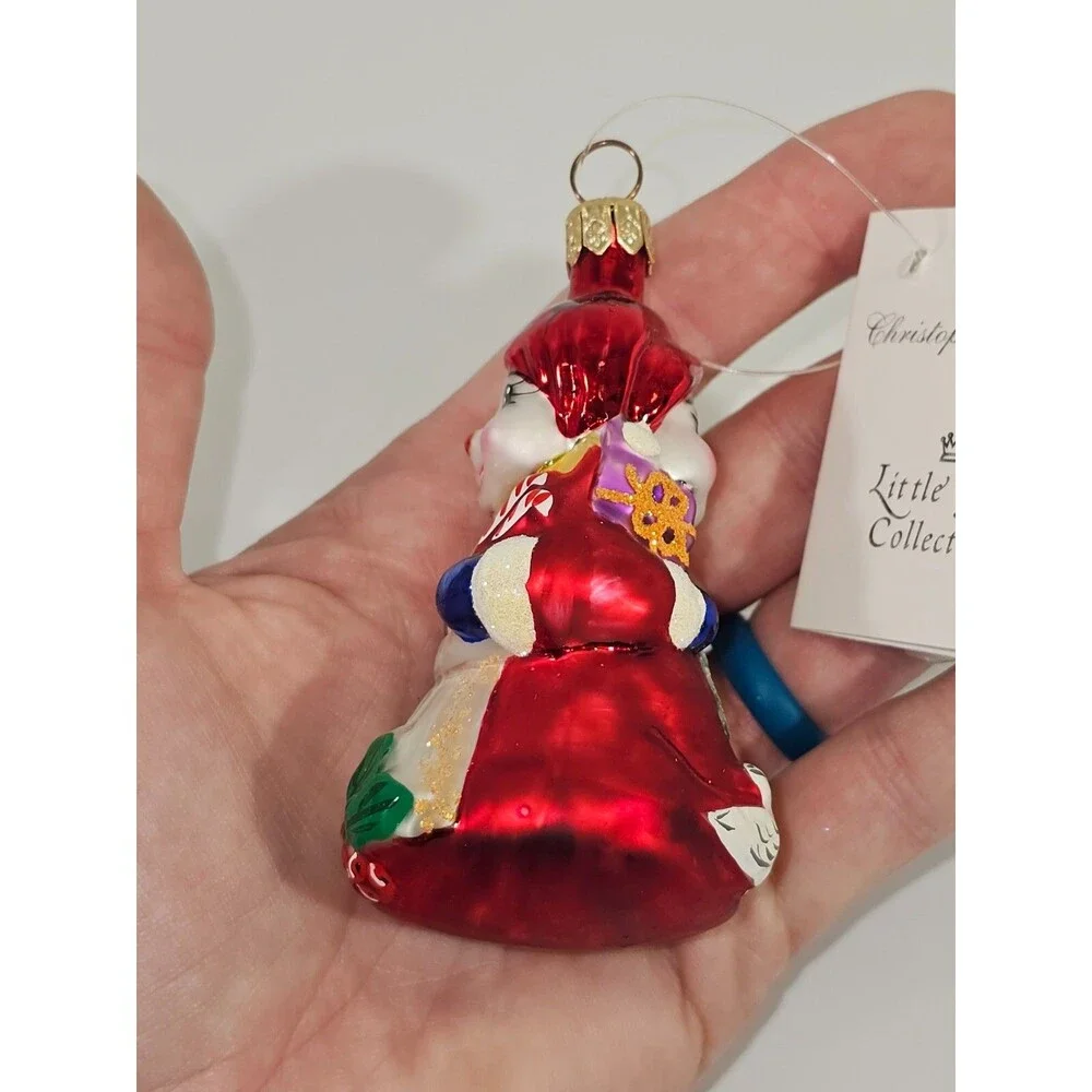 NEW VTG‎ Christopher Radko Cool Couple Gem 99-961-0 Blown Glass Ornament Holiday